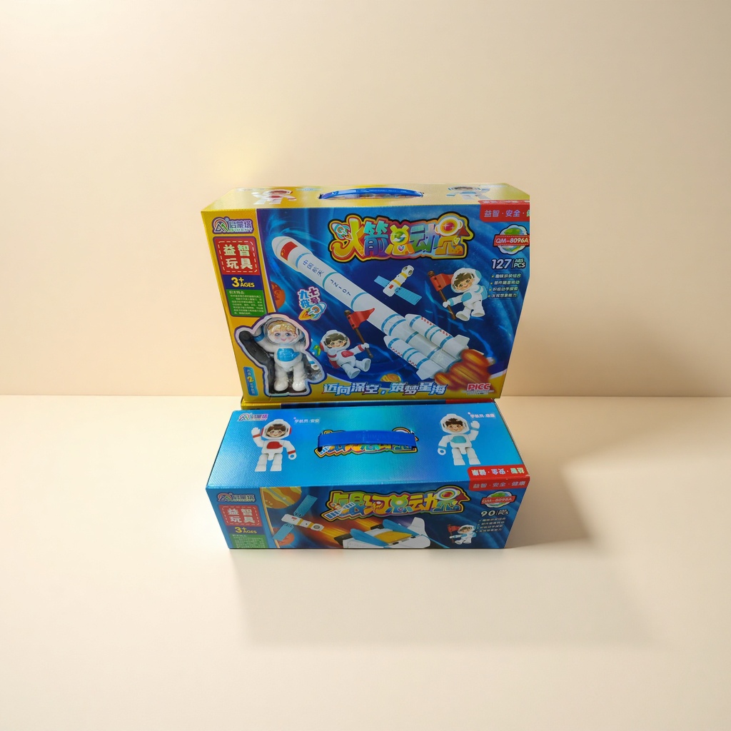 Blue packaging box details Picture