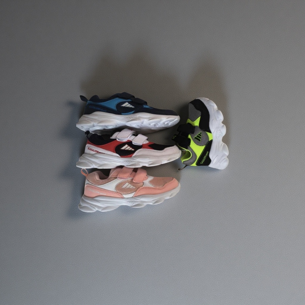 Colorful children's sports shoes are breathable, lightweight, anti-slip and wear-resistant, new spring style for boys and girls Specification image