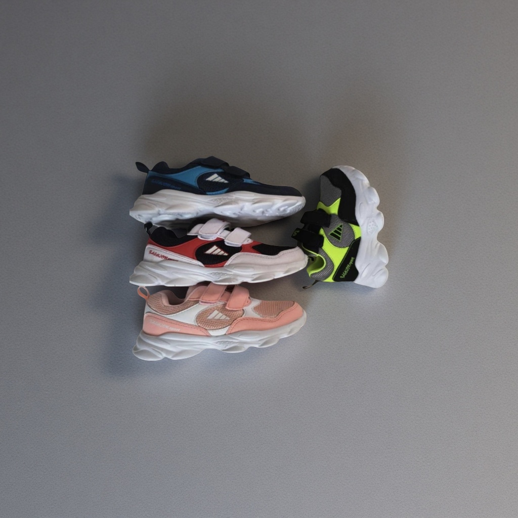 Colorful children's sports shoes are breathable, lightweight, anti-slip and wear-resistant, new spring style for boys and girls Application Scenario