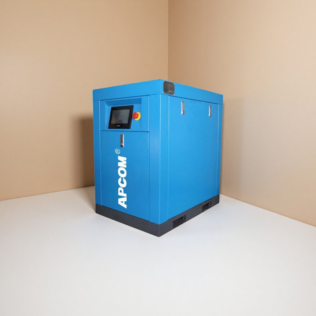 Blue air compressor household silent oil-free piston type 220V 50Hz 3L air storage tank details Picture