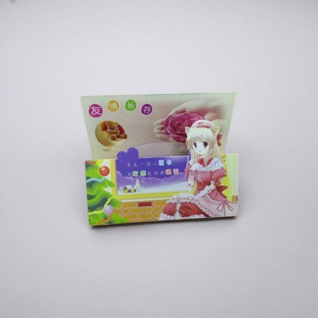 彩色动漫卡片+产品图