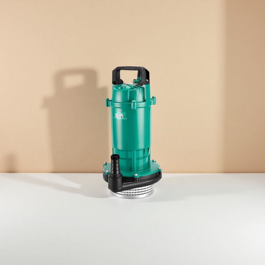 Green submersible pump, household water pumping and irrigation booster pump, stainless steel waterproof motor