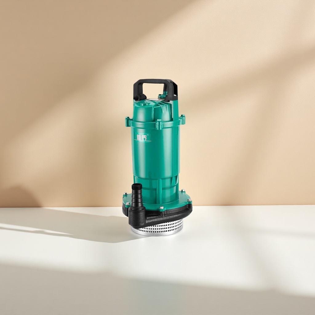 Green submersible pump, household water pumping and irrigation booster pump, stainless steel waterproof motor Specification image