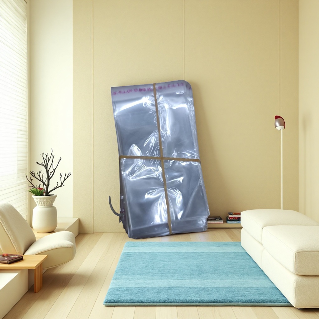 Transparent plastic bag stacked storage set, rubber band fixed portable set Application Scenario
