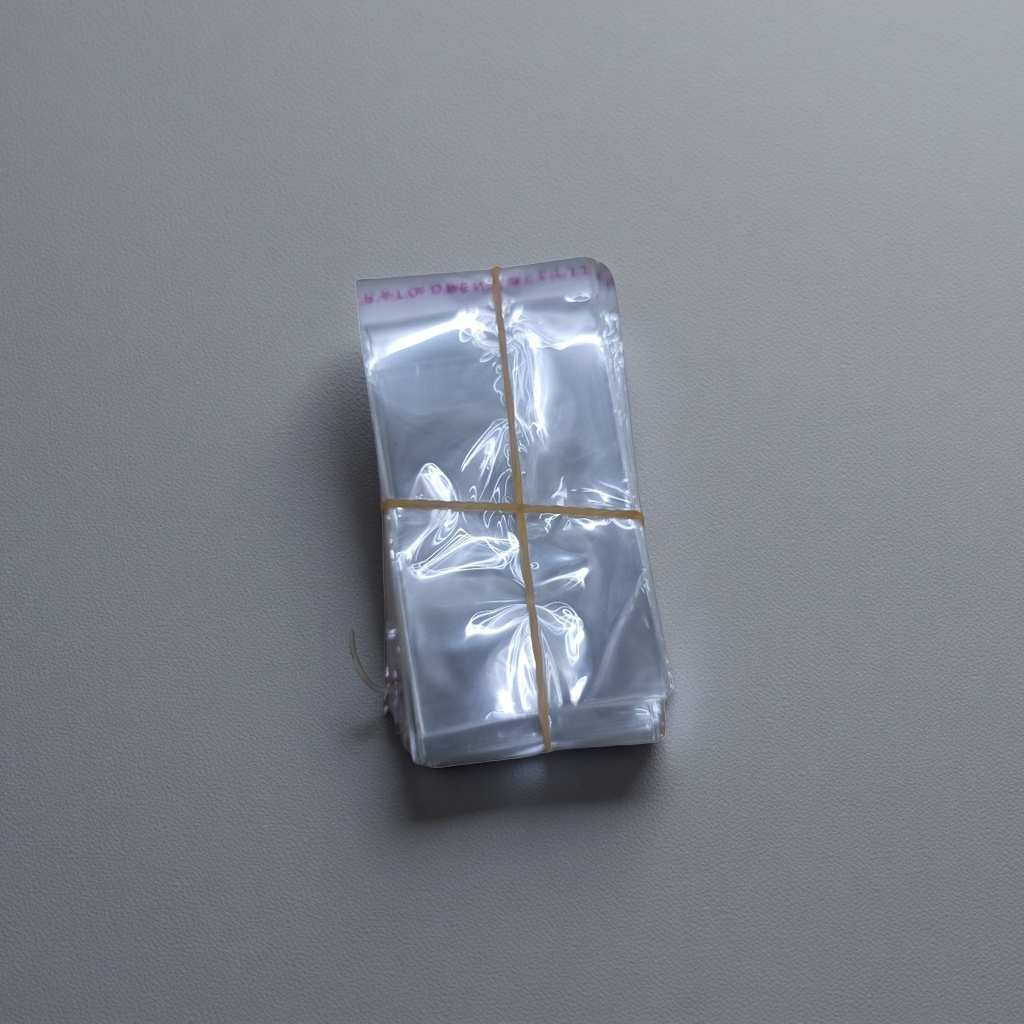 Transparent plastic bag stacking storage, rubber band binding design, home kitchen food-grade PE details Picture