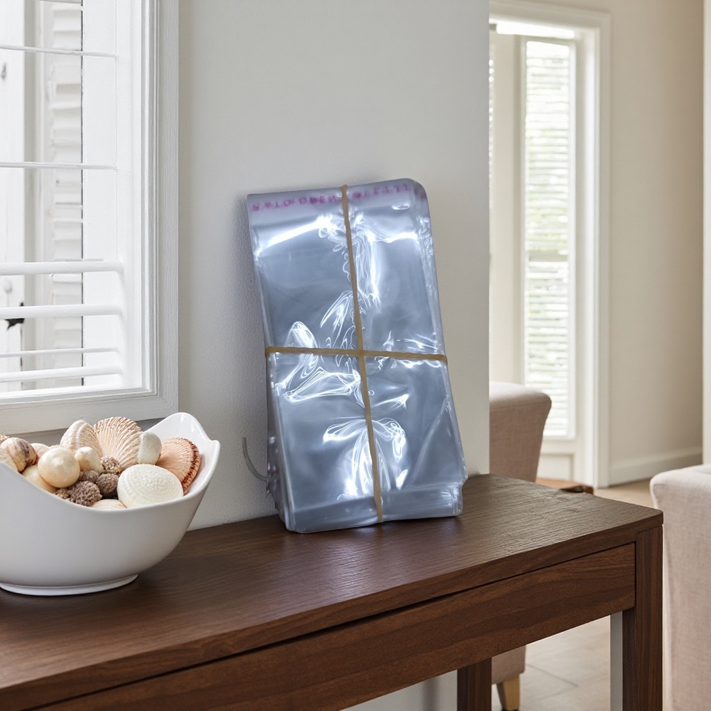 Thickened tear-resistant and stretchable bags specially designed for stacking and bundling transparent plastic bags