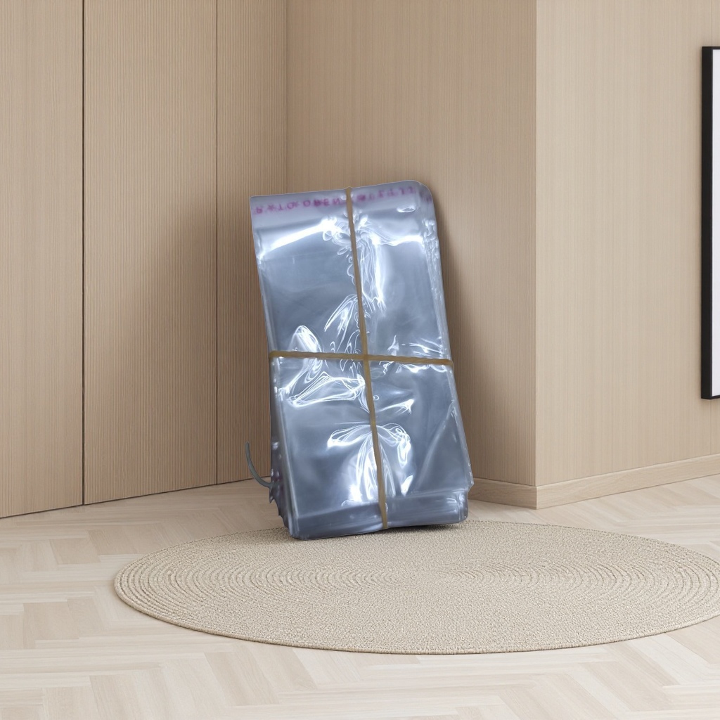 Transparent plastic bag stackable thickened food-grade kitchen storage and organization bag