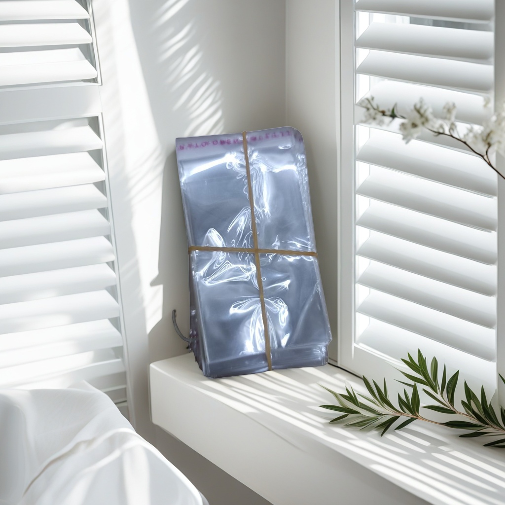 Transparent plastic bags with stacked design, food-grade thickened sealing for preservation, and multi-specification combination packaging Specification image