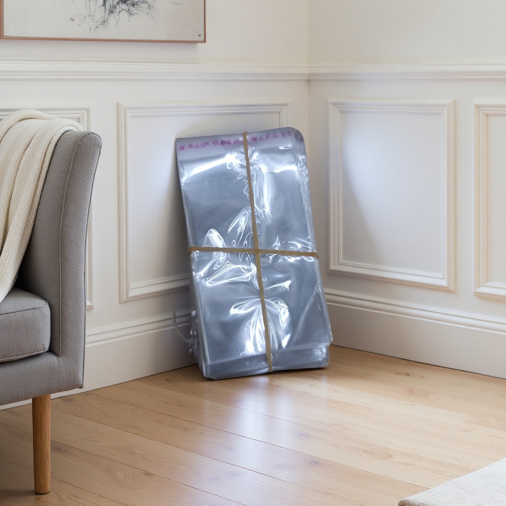 The transparent plastic bag stacking design is a reusable food-grade kitchen preservation storage bag Application Scenario
