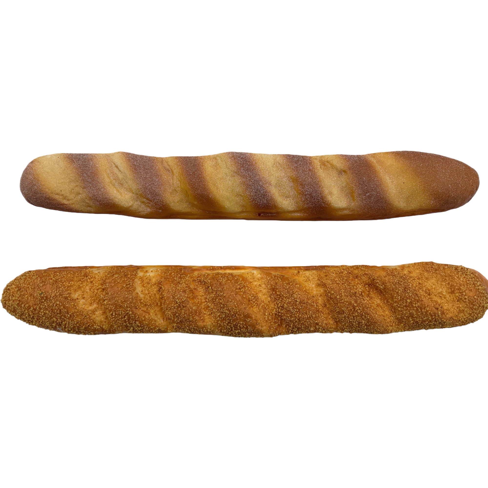 الهراوات الذهبية ذات اللون الأصفر، مع حبات سميكة من قشرة الخبز Item Picture