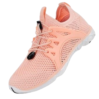 Pink mesh sports shoes are breathable, lightweight and shock-absorbing, suitable for both men and women