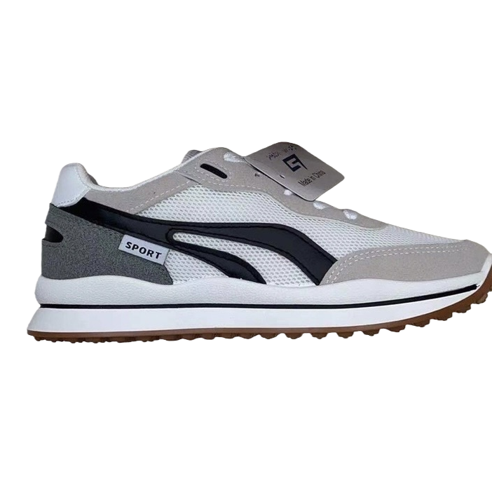 White mesh sports shoes, breathable and lightweight, men's and women's casual running shoes