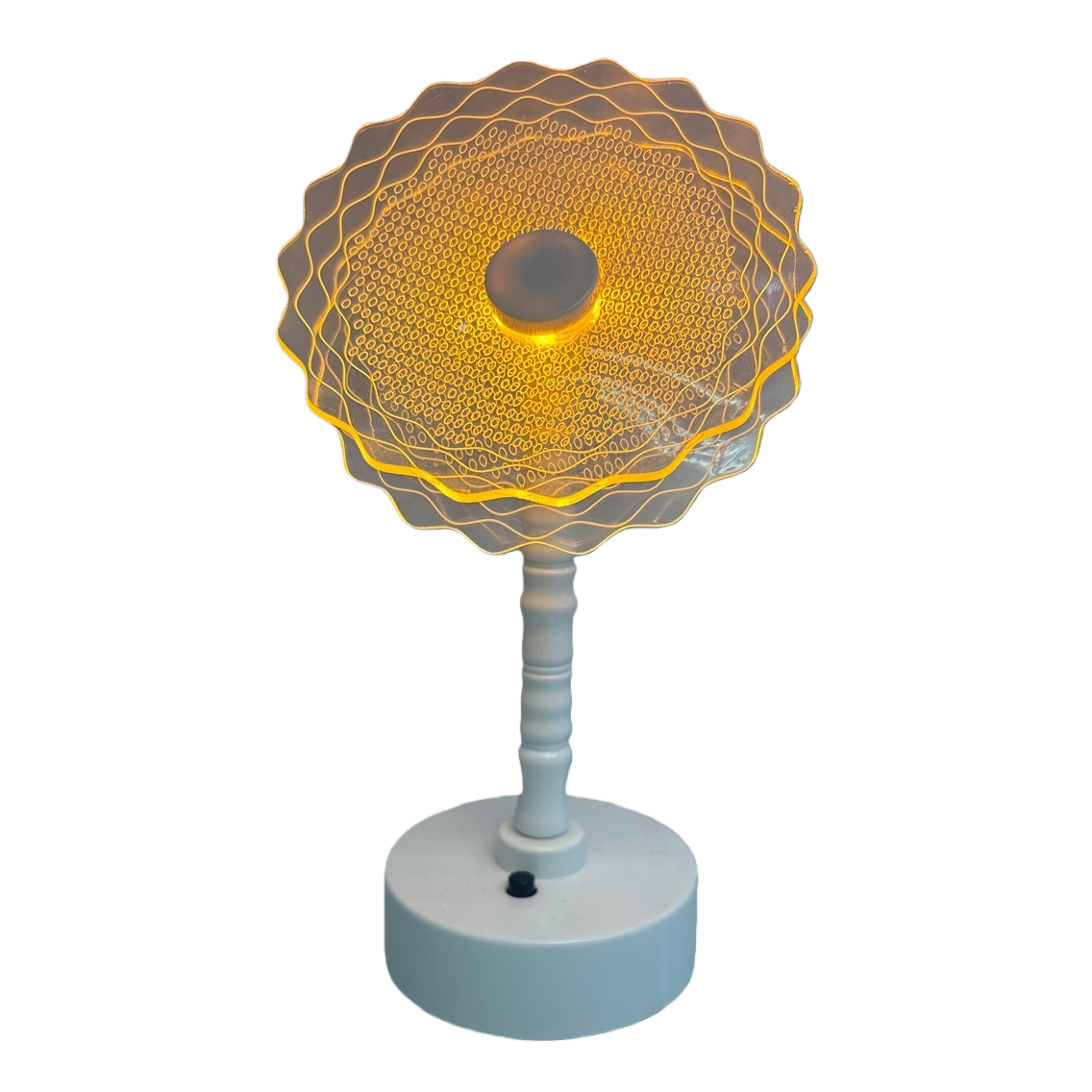 Yellow luminous flower-shaped decorative atmosphere lights, creative night lights for home bedrooms and living rooms Item Picture