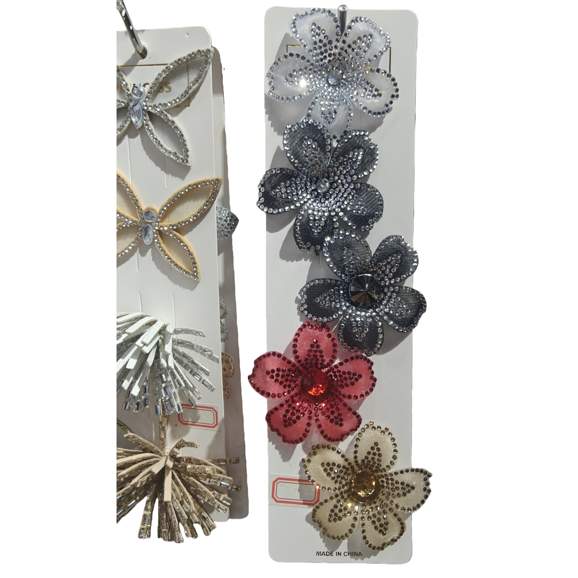 Diamond-encrusted floral hair accessory for women, shining and elegant, is a daily matching accessory Item Picture