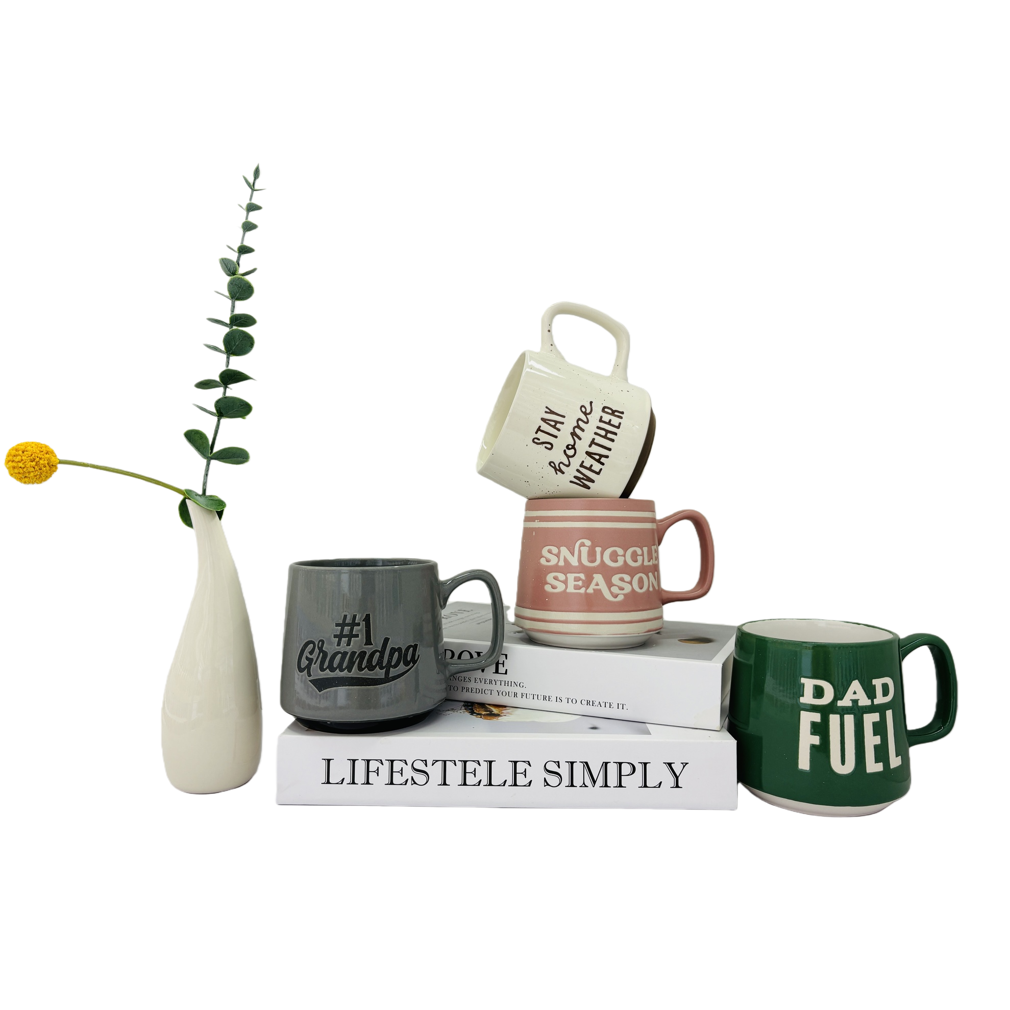 كأس المالمون مزمن من غراندبا الرمادي Snuggle الوردي DD Fuel الأخضر Mee Mi Mige Item Picture