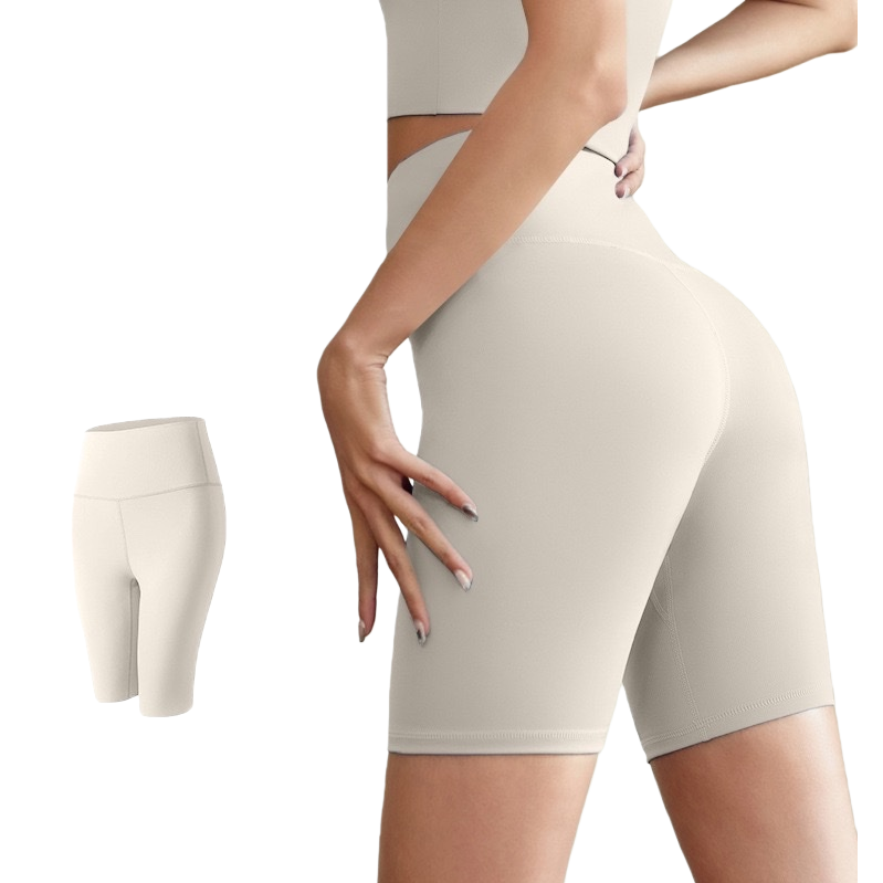 عرض خلفية مختصرة من السراويل الخماسية الطول على الأرجل والخصر Item Picture