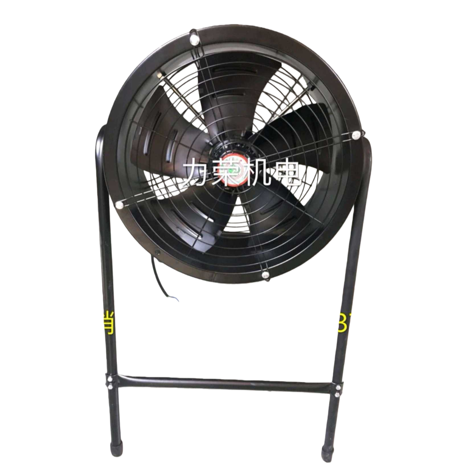 黑色工业风扇 落地式大风力静音强力摇头扇 家用工厂仓库通用 Item Picture