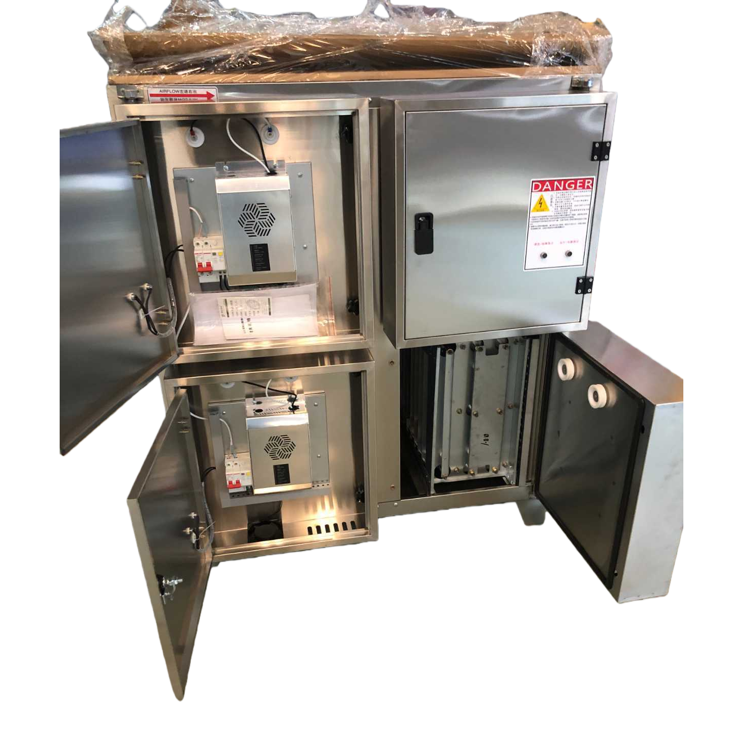 不锈钢电气控制柜 工业级防水防尘配电箱 定制尺寸可选 Item Picture