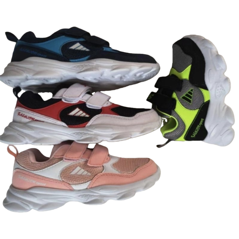 Colorful children's sports shoes are breathable, lightweight, anti-slip and wear-resistant, new spring style for boys and girls Item Picture