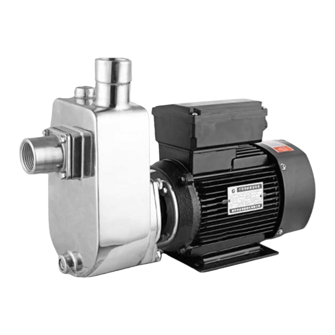 Silver pump body, black motor, silent booster pump, household fully automatic water supply equipment Item Picture
