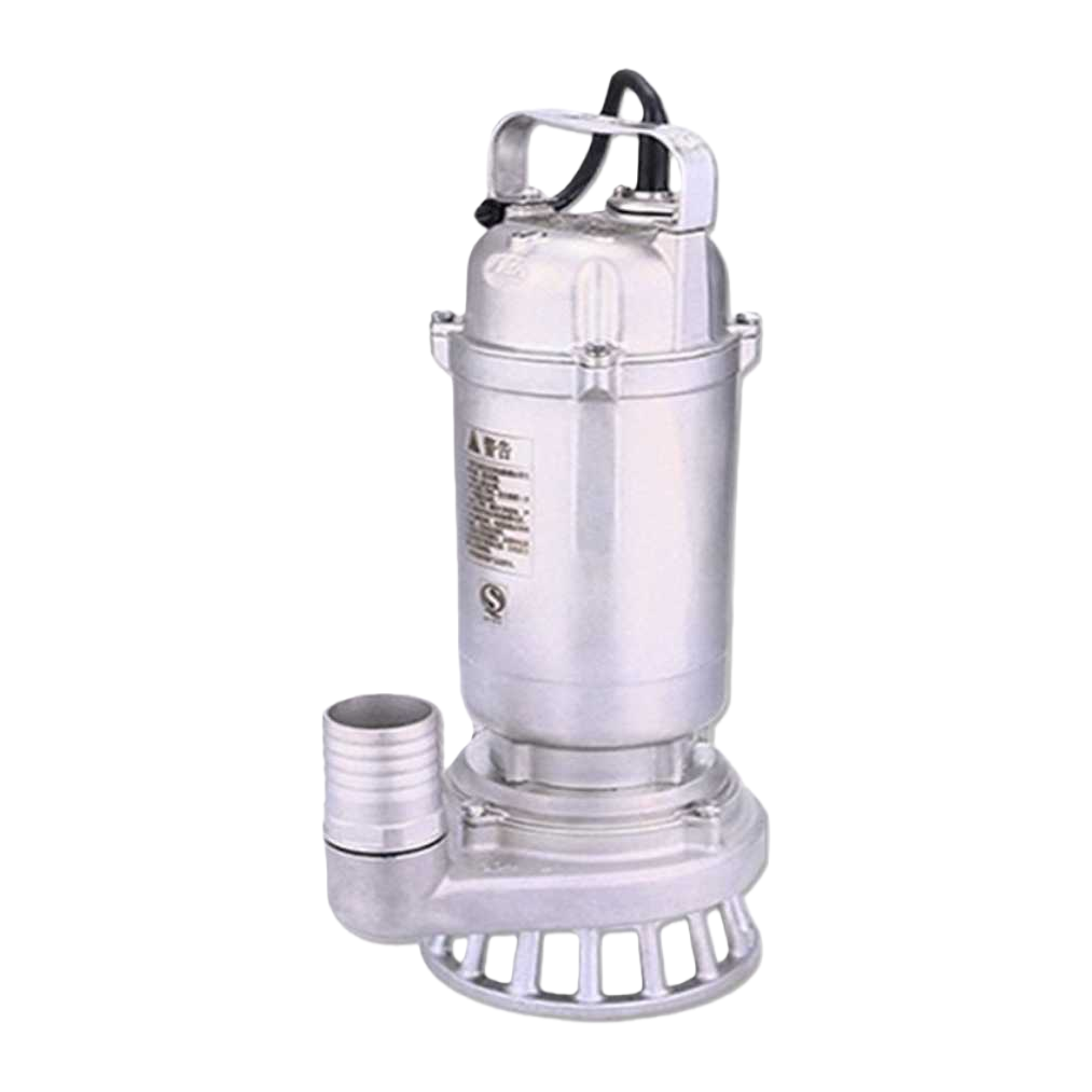 Silver submersible pump household water pumping booster pump, 30-meter head, silent and energy-saving Item Picture