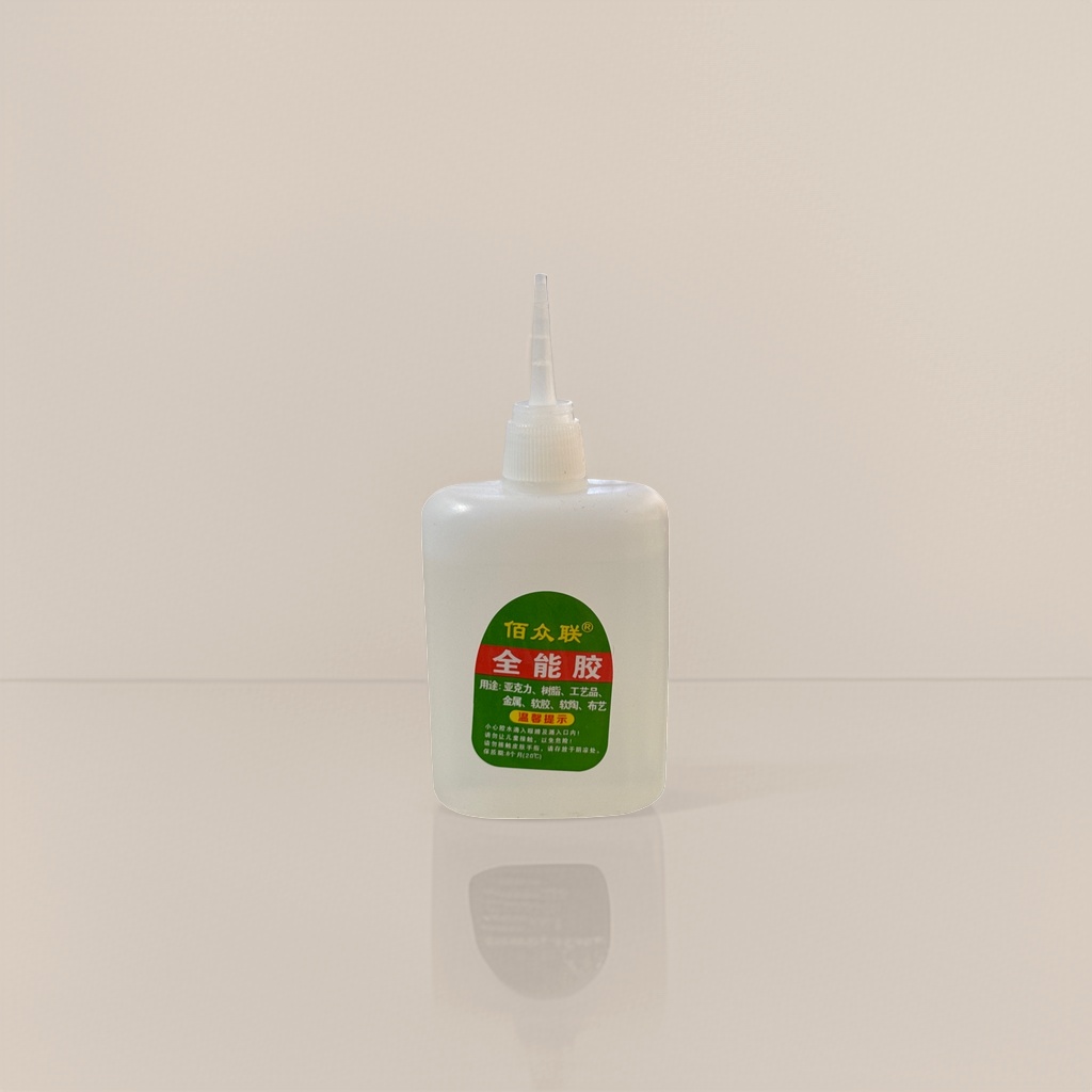 白色全能胶瓶 万能粘接剂 家用修补胶水 500ml