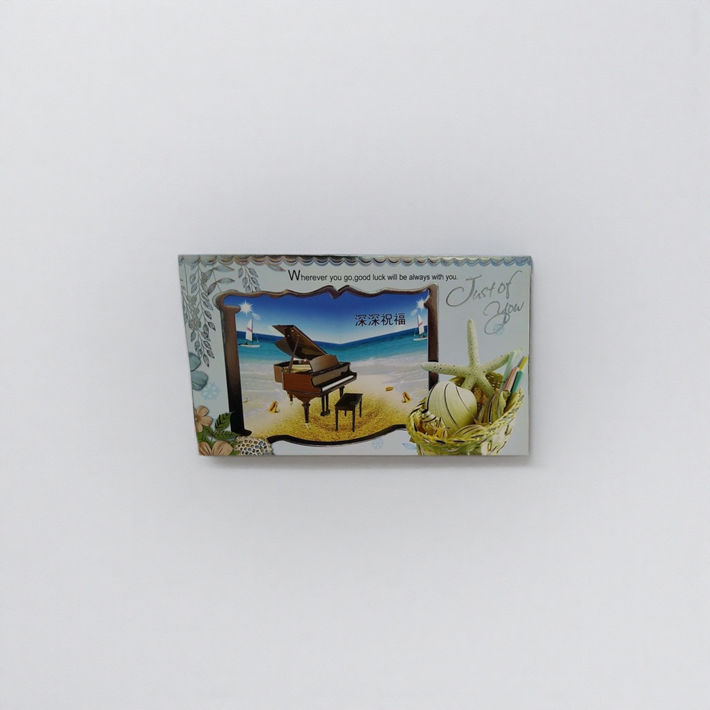 海边钢琴场景装饰画 浪漫海景音乐主题壁画客厅卧室挂画