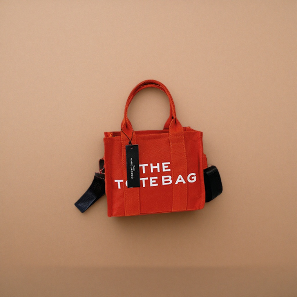 Orange tote bag, large-capacity commuter handbag, shoulder bag, casual and fashionable women's bag Application Scenario