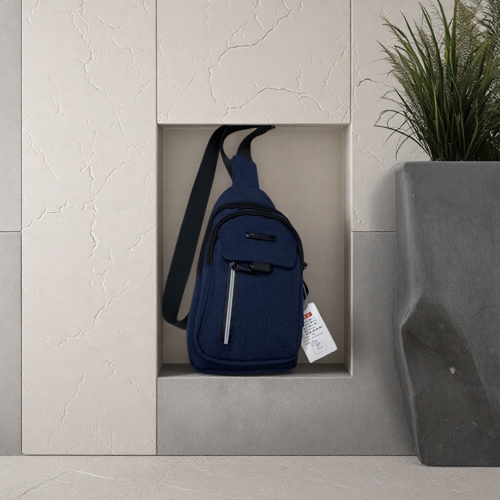 حقيبة صدر زرقاء داكنة متعددة الأغراض تعمل بالهواء المضغوط Specification image