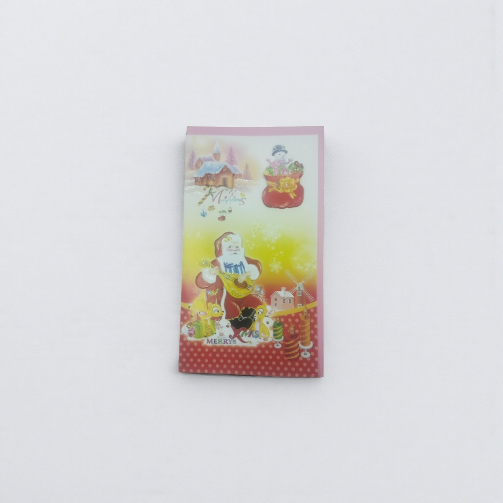 彩色圣诞贺卡手绘风节日祝福卡片套装