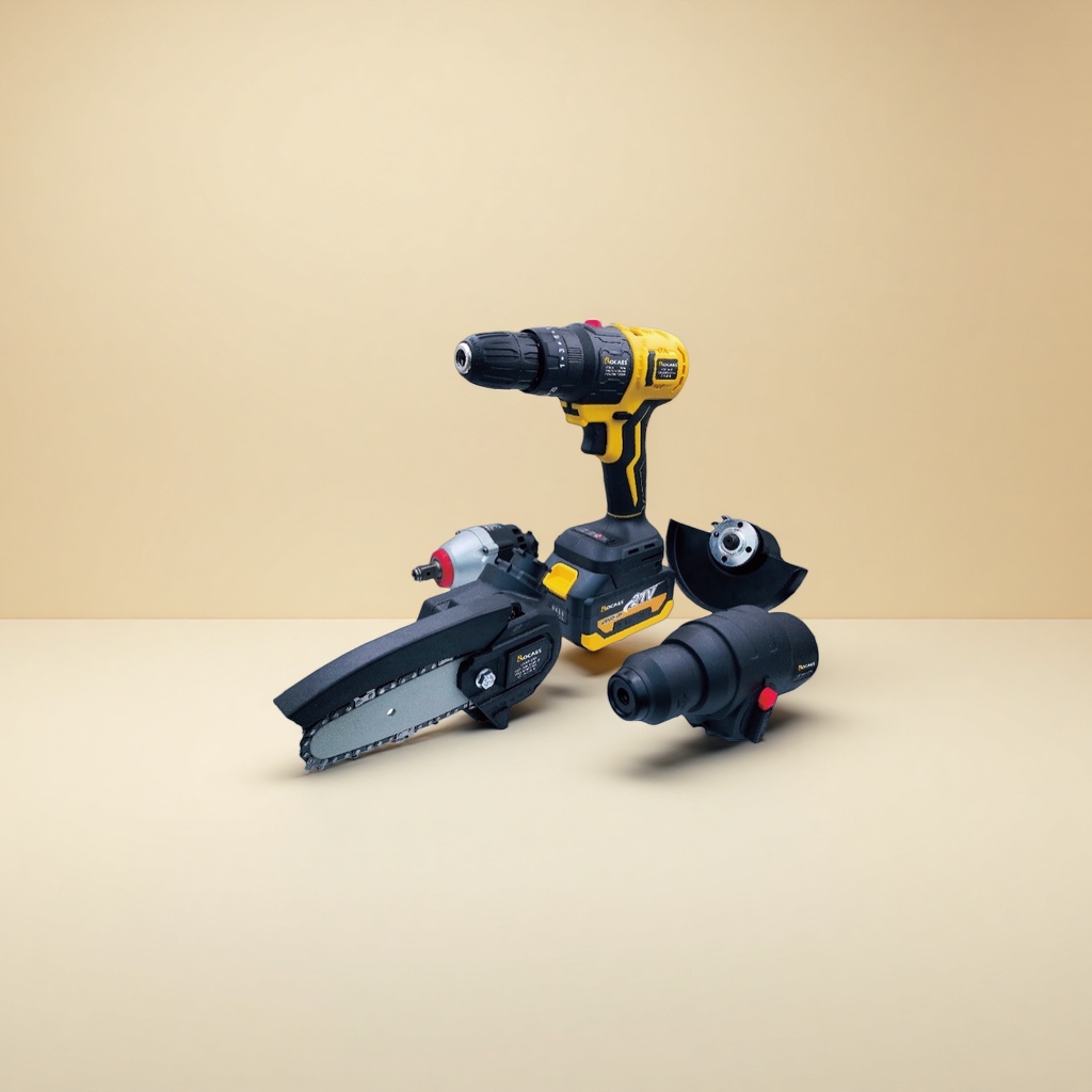 黄色电动钻家用锂电充电式手持电钻便携多功能打孔工具 Specification image