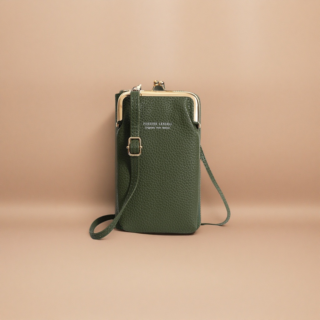 The green texture mobile phone case is fashionable, simple, scratch-resistant, wear-resistant, lightweight and portable details Picture