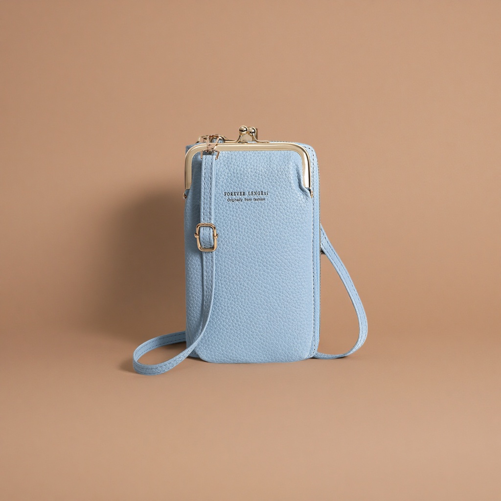 The light blue textured mobile phone case is a fashionable, simple, scratch-resistant and wear-resistant portable model Specification image