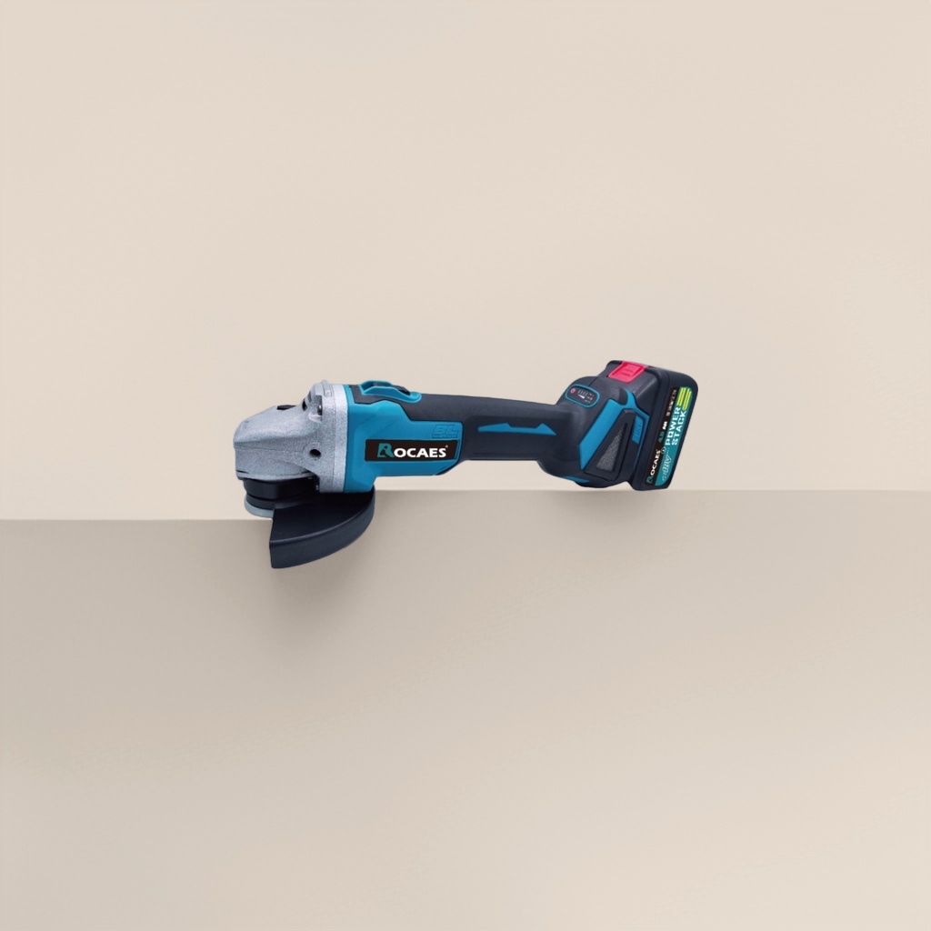 蓝黑相间角磨机 100mm 手持式打磨切割工具 Specification image