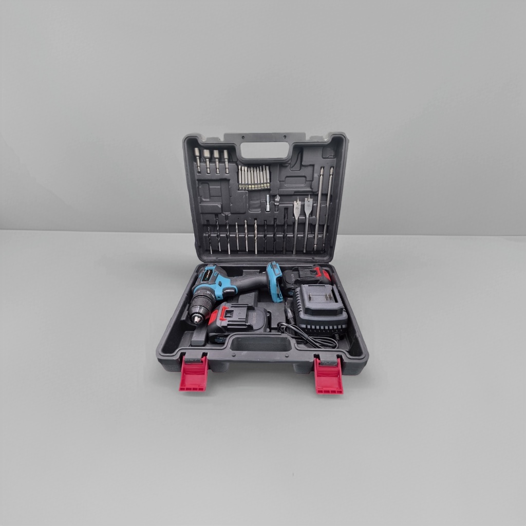 蓝黑电钻套装 专业家用充电式多功能电动工具 Specification image