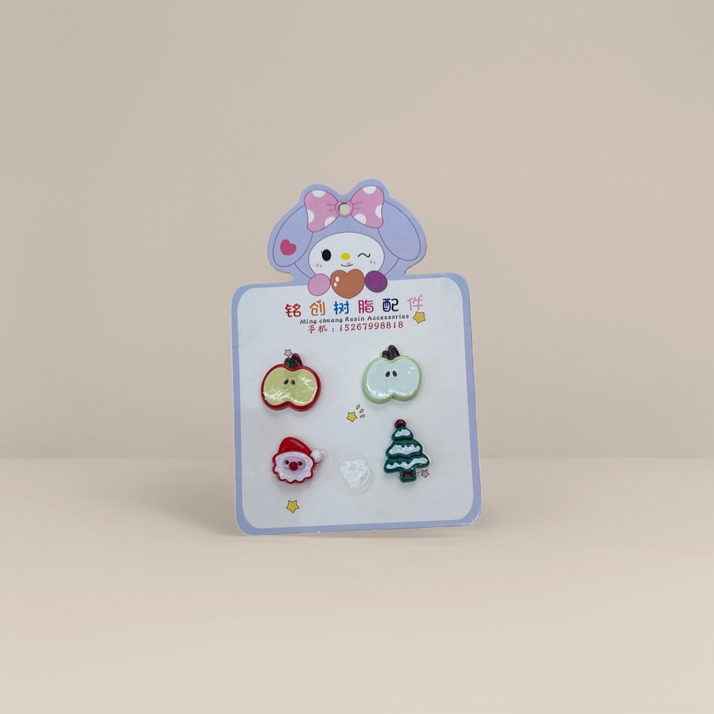 Colorful resin decorative accessories, fashionable DIY handcrafted, universal
