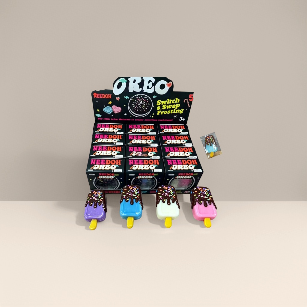 Colorful ice cream Oreo toy set, children's educational and fun snacks, creative and stress-relieving details Picture
