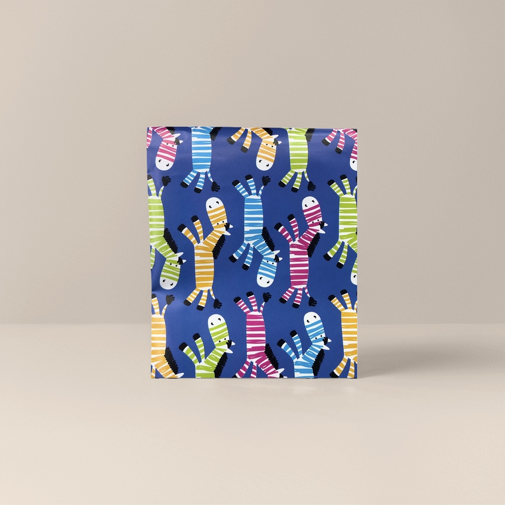 彩色条纹斑马图案包装纸 通用礼品 wrapping paper