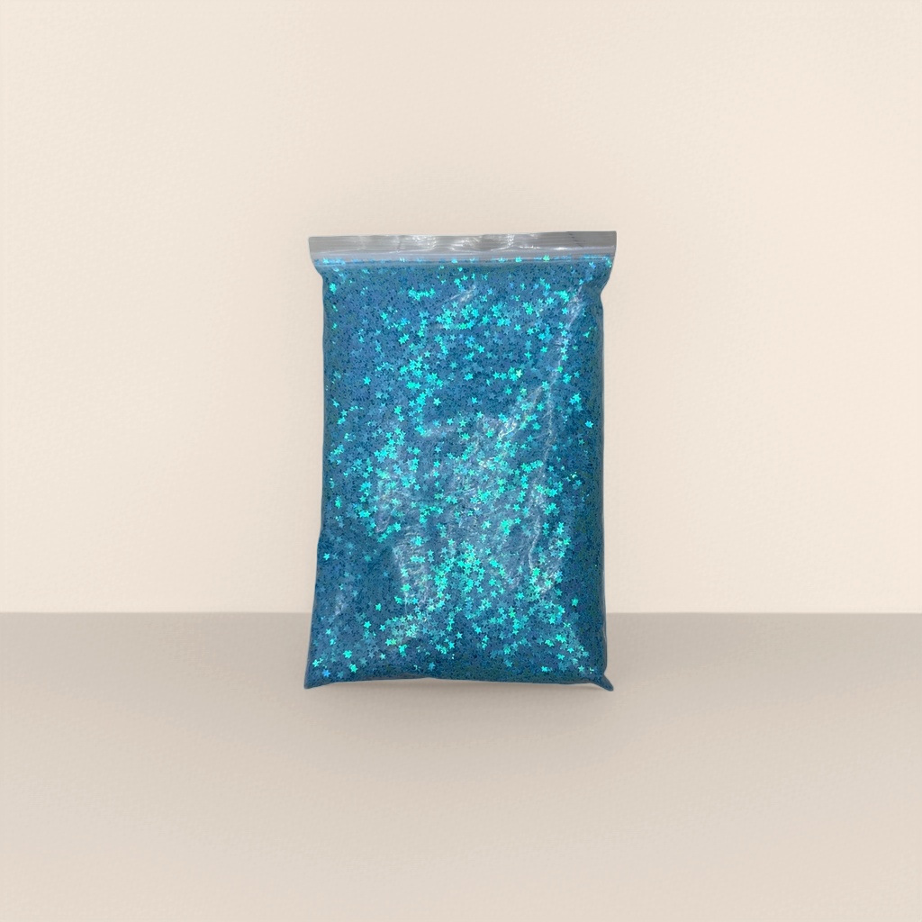 蓝色星星亮片diy饰品配件时尚亮片花