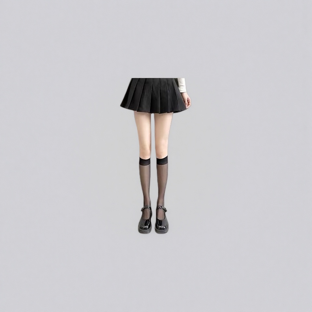 Black calf socks are comfortable, elastic, slimming and warming leg socks Application Scenario