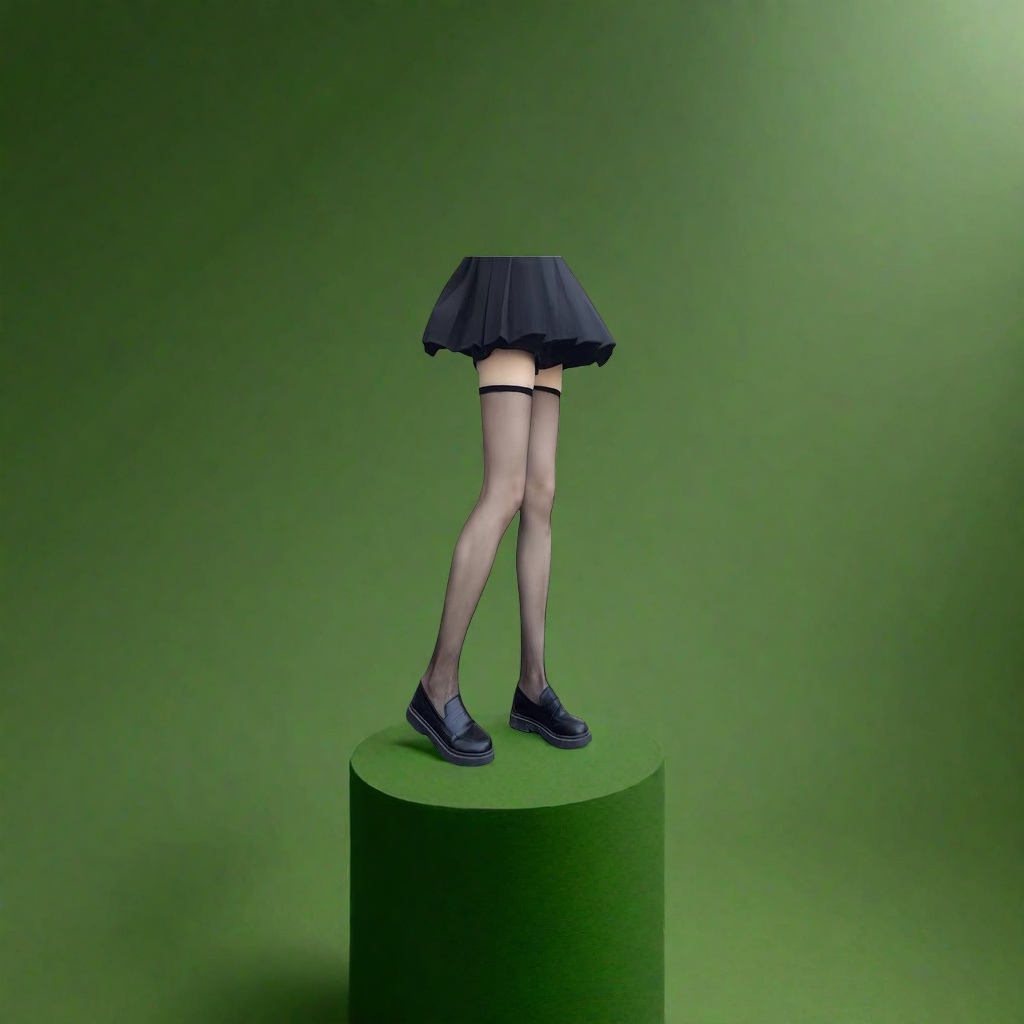 Black silk stockings are slim and slimming, providing leg compression and elastic thin women's pantyhose