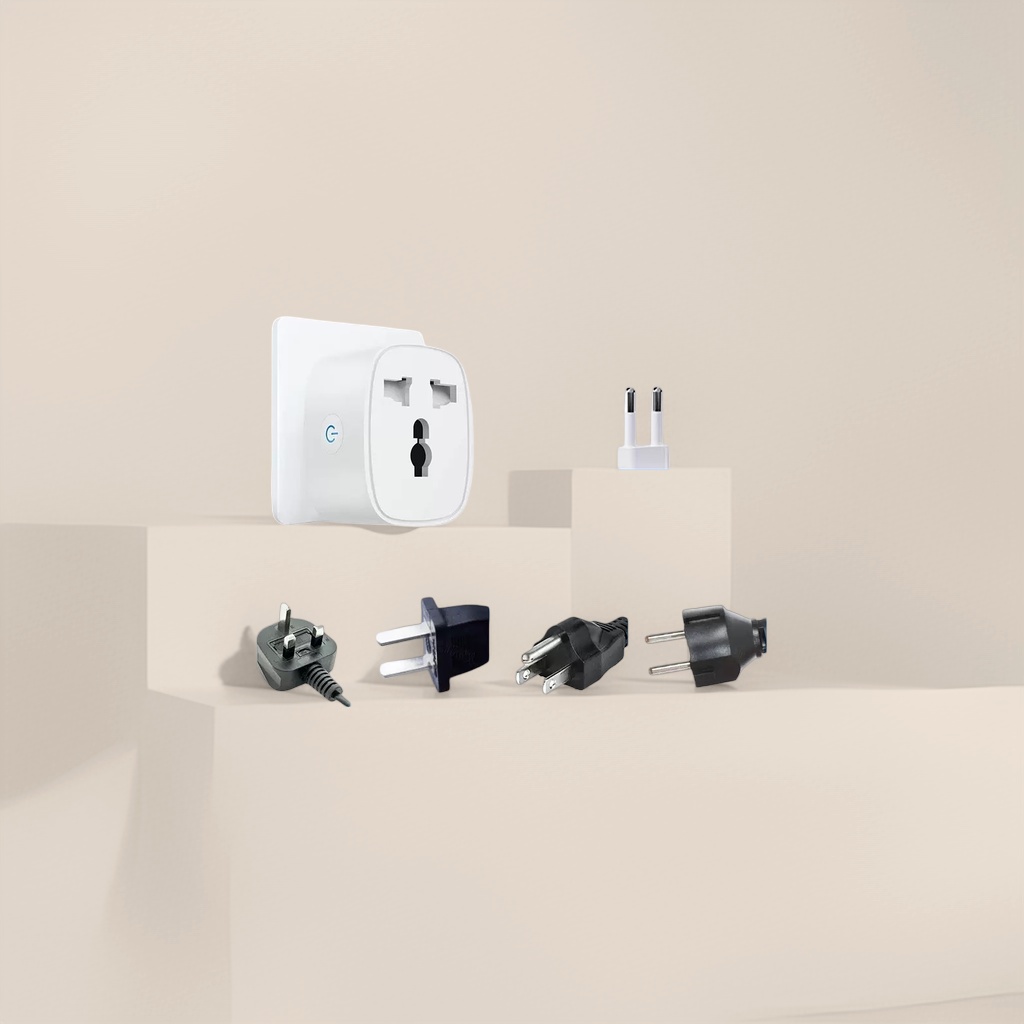 The white smart socket is remotely controlled by home WiFi with a timed switch, which is energy-saving and safe Application Scenario
