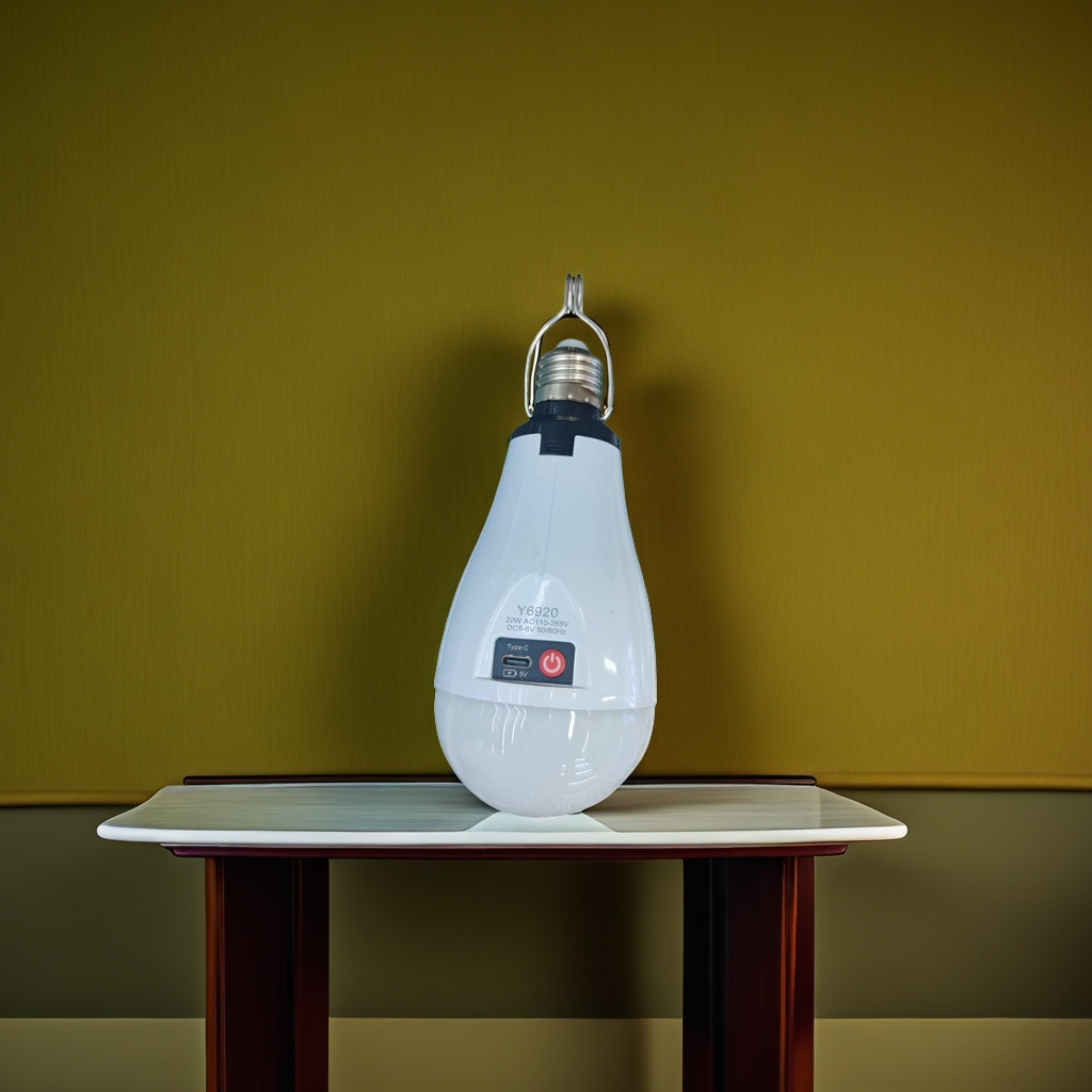 White rechargeable bulb LED dimmable portable outdoor household lighting lamp Application Scenario