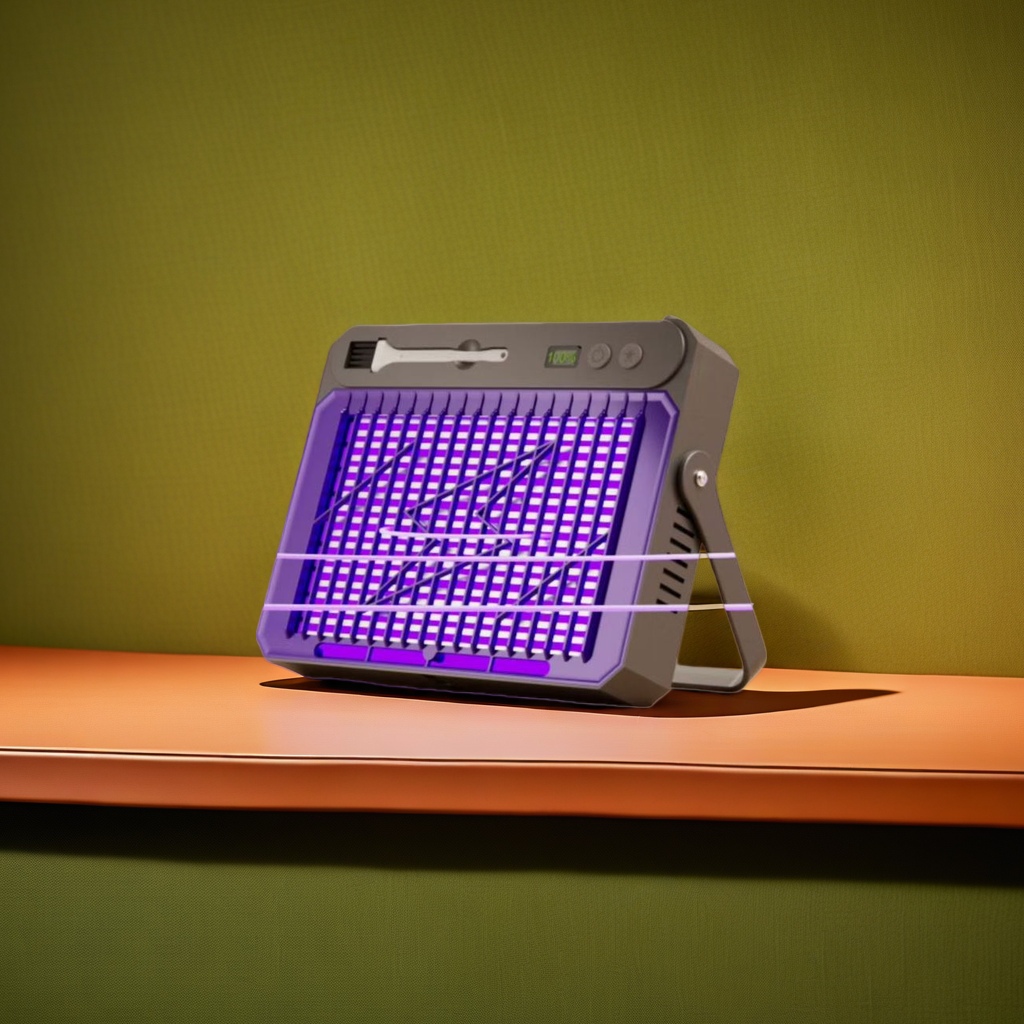 Purple light wave mosquito repellent lamp, a household silent and energy-saving mosquito repellent for bedrooms and balconies details Picture
