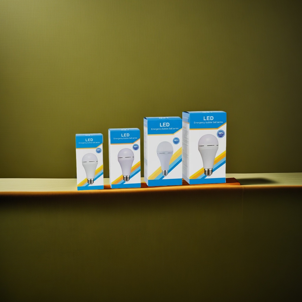 White LED emergency bulb lamp for household power outage backup lighting, 3W rechargeable Application Scenario