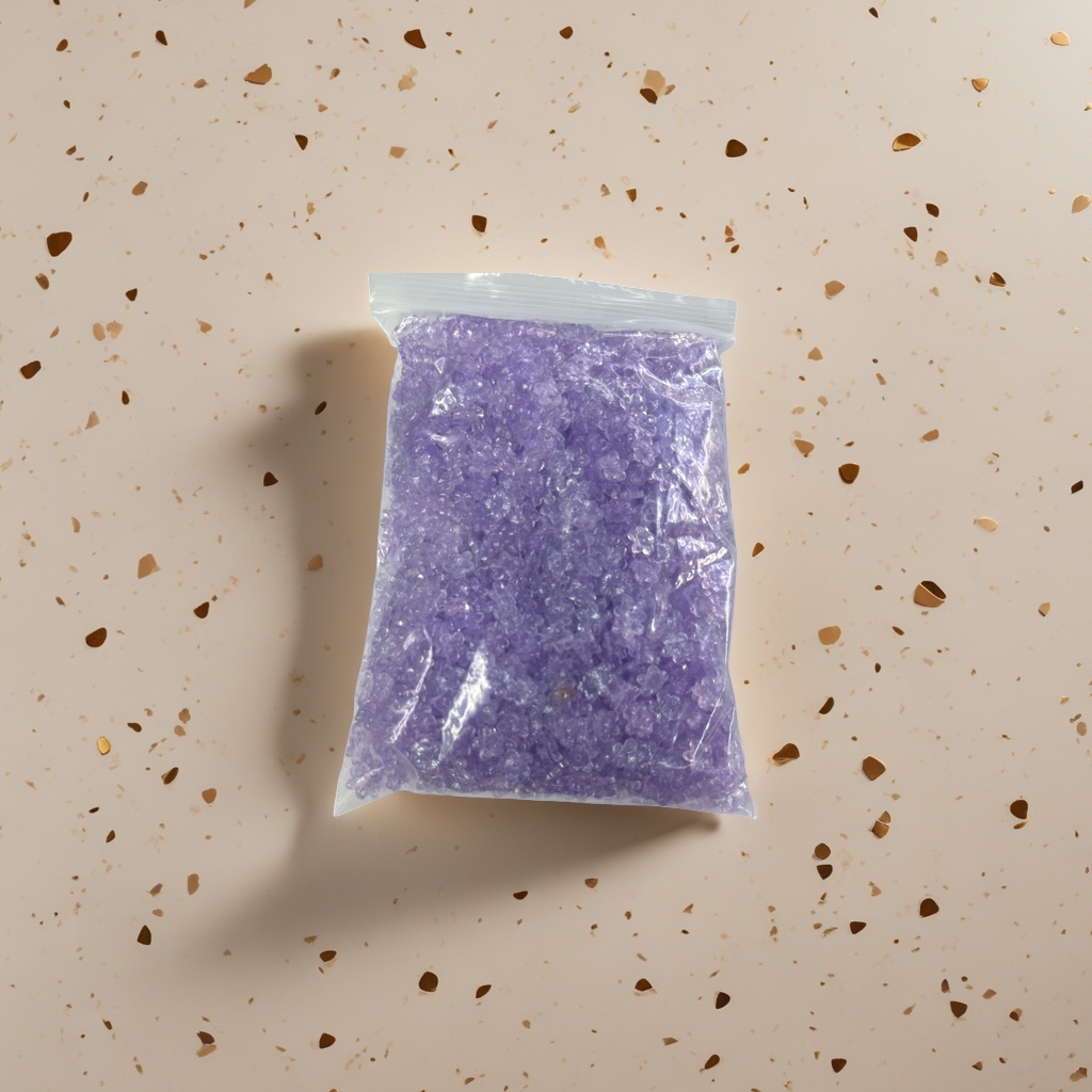紫色花朵形珠子 手工串珠DIY饰品配件 仿真花瓣珠