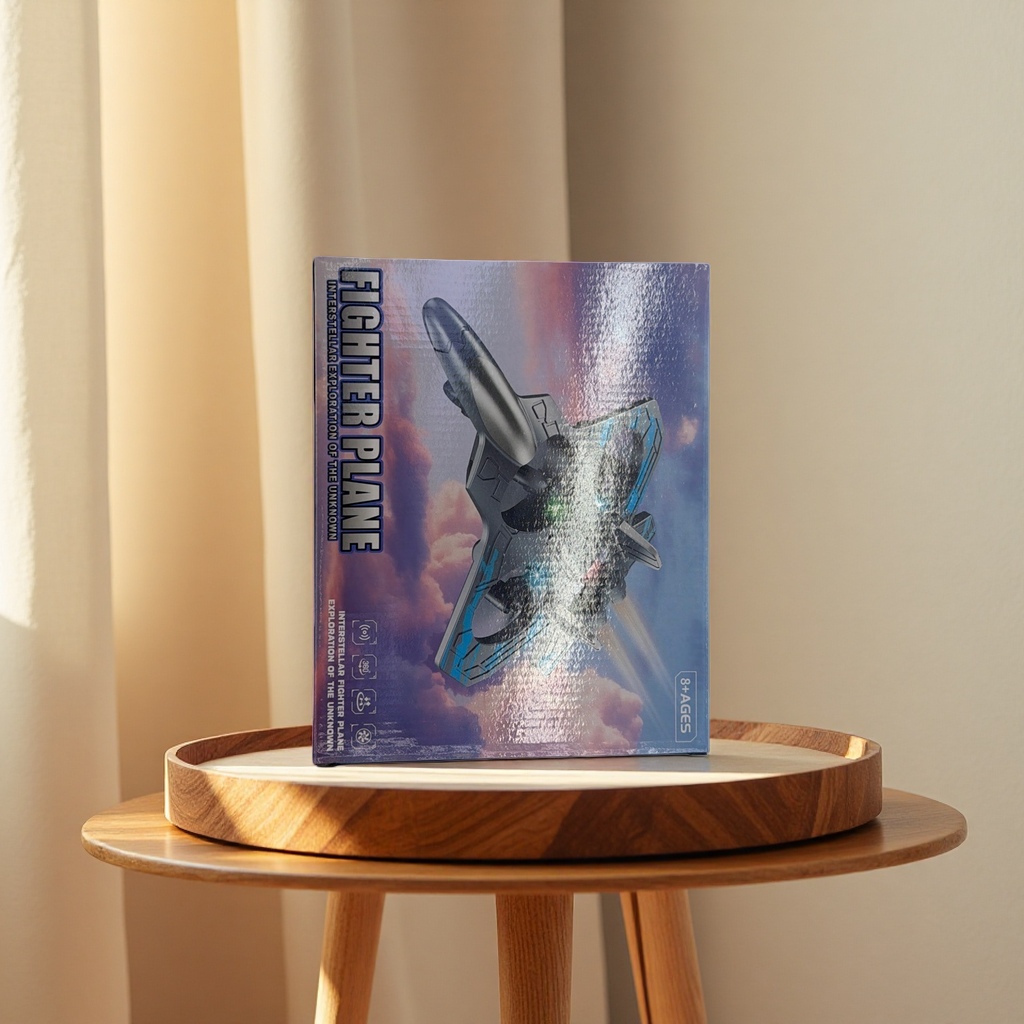 Colorful packaging box fighter jet toy simulation alloy model children's educational toy Specification image