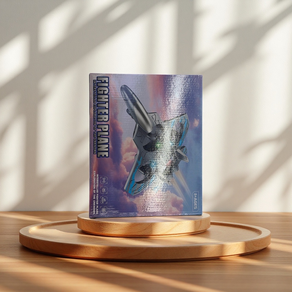 Colorful packaging box fighter jet toy simulation alloy model children's educational toy Application Scenario
