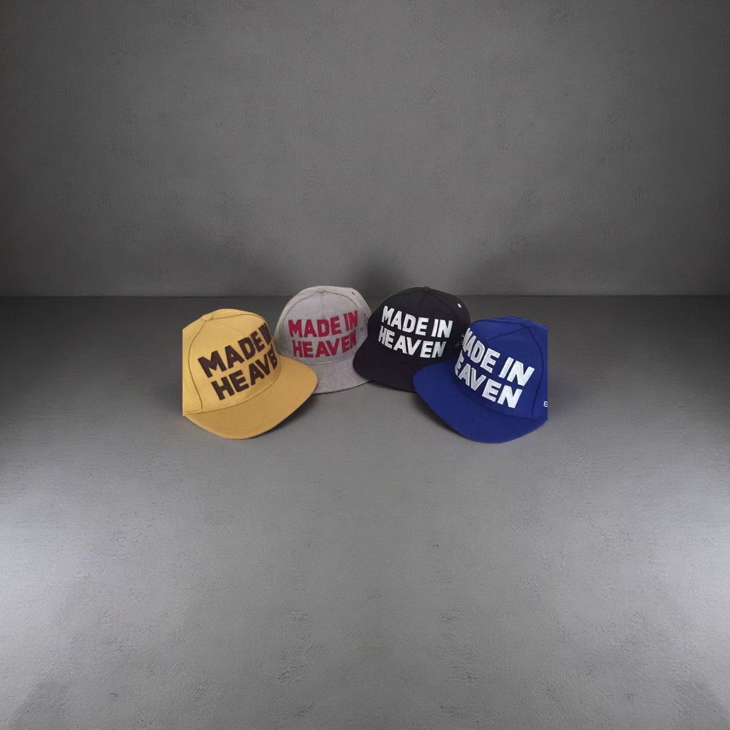Four-color MADE IN HEAVEN baseball cap, unisex pure cotton breathable casual cap Application Scenario