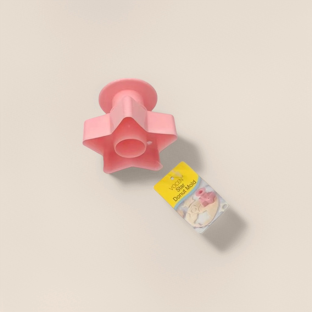 粉色星形甜甜圈模具 烘焙硅胶模具家用蛋糕烘焙工具